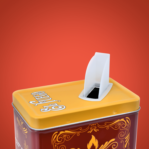 Yerbera – Boîte en métal + El Fuego Menta Limon 0,5 kg