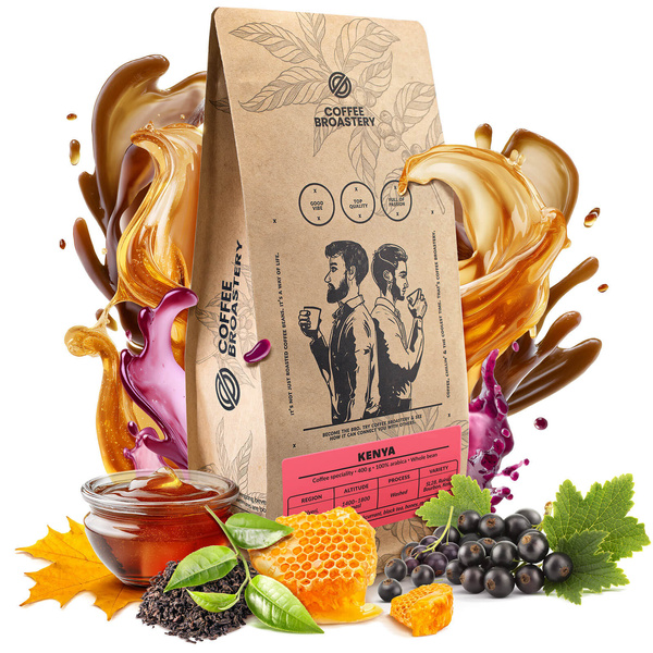 Coffee Broastery - Café arábica en grano Kenya Nyeri Speciality 400 g