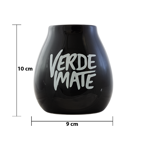 Gourd ceramic black - Verde Mate - 350ml