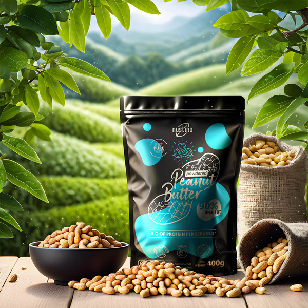 Nustino Pure – mantequilla de maní en polvo – sin aditivos (Pure) 400g