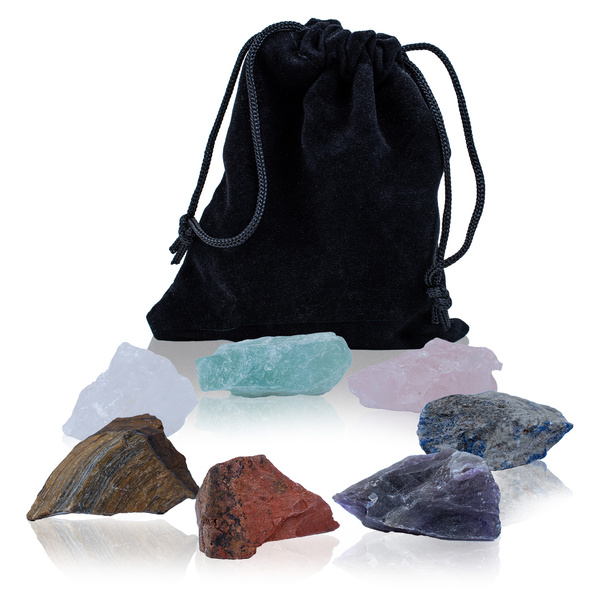 Set de 7 piedras de chakras – en una bolsita