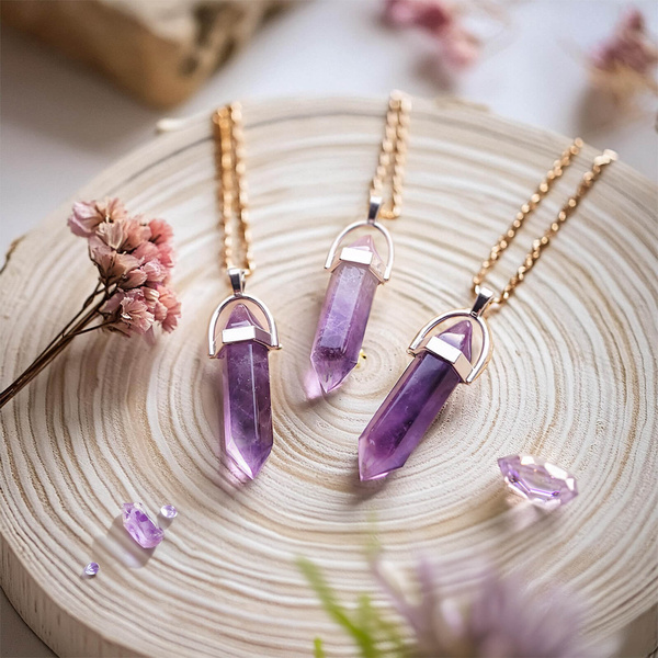 Pendentif en améthyste