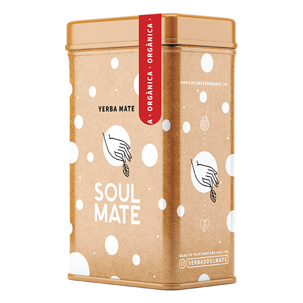 Yerbera – Boîte en métal + Soul Mate Orgánica Elaborada 0,5 kg