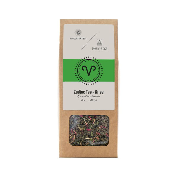 Aromantra x Mary Rose – Thé de l’horoscope – Bélier – Thé vert – 50 g