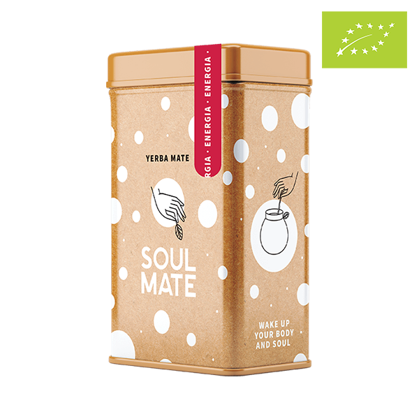 Yerbera – Tin can + Soul Mate Orgánica Energia 0.5kg 