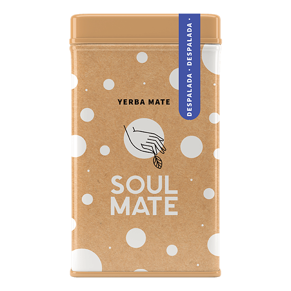 Yerbera – Plechovka + Soul Mate Orgánica Despalada 0,5 kg