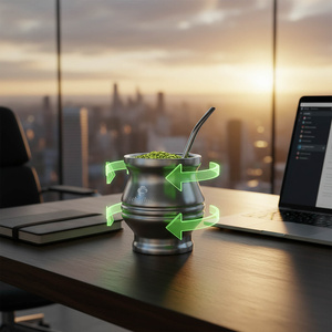 TermoColador – thermal cup for yerba mate – 190 ml (silver)