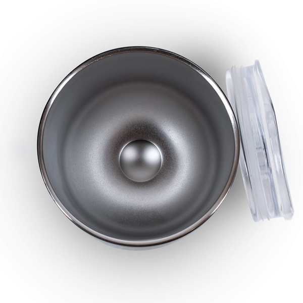 TermoLid – Thermo‑Becher für Mate Tee mit Deckel – Verde Mate (schwarz) – 350 ml