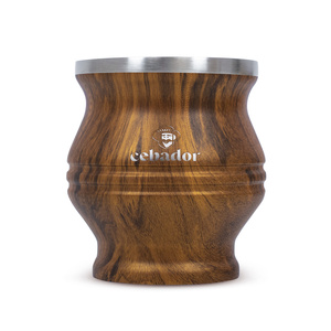 TermoColador – tazza termica per yerba mate – 190 ml (effetto legno)