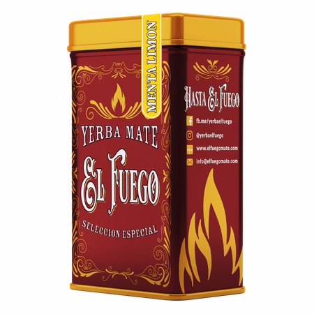32 x Yerbera - Lattina di El Fuego Menta Limon 0,5 kg