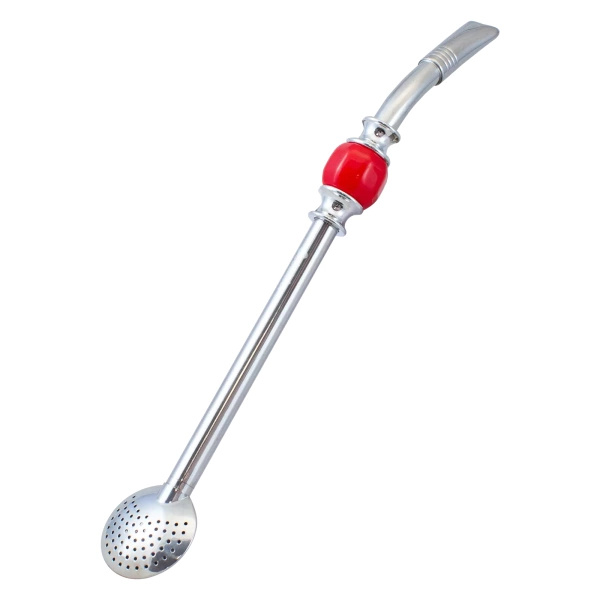 Bombilla Bomba con piedra roja