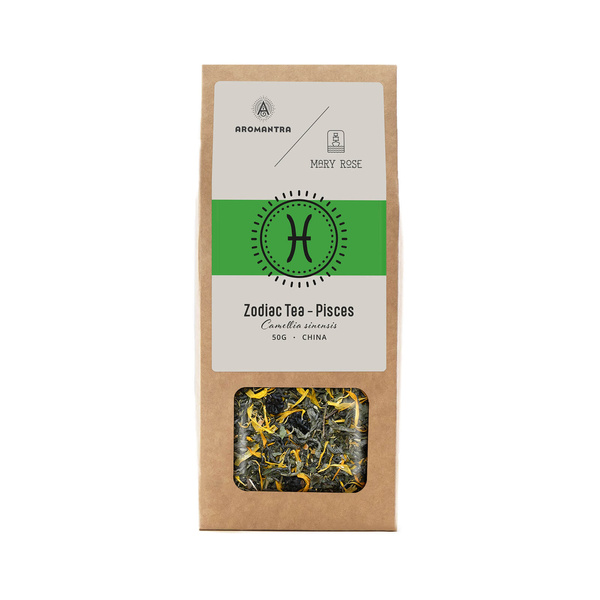 Aromantra x Mary Rose – Té del Zodíaco – Piscis (té verde) 50 g