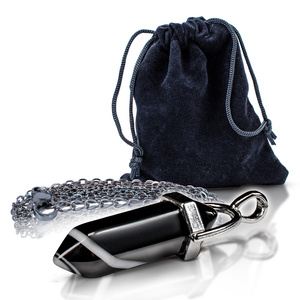 Colgante con ágata negra