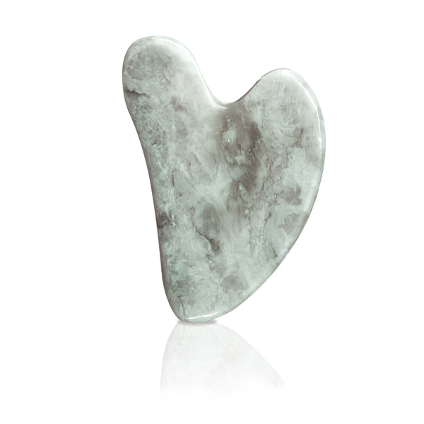 Gua sha en pierre de jade