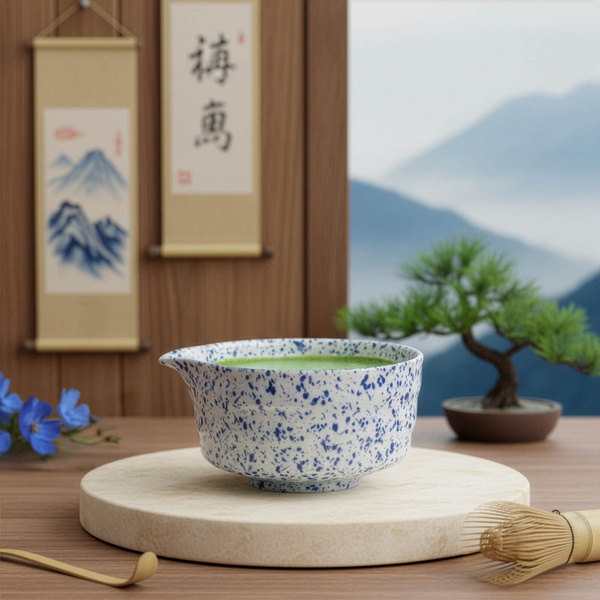 Matchawan – Ceramiczna miseczka do matchy z dzióbkiem – Mizore