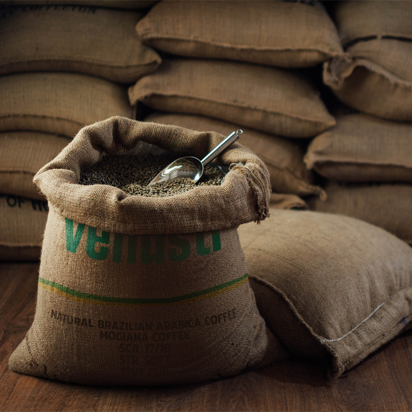 Brazilská celozrnná káva Arabica Mogiana 60 kg pytel