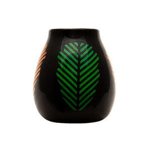 Calebasse en céramique avec logo Samba - 350 ml