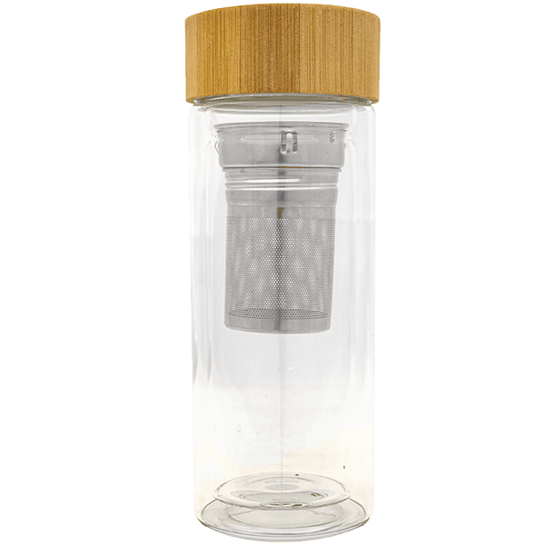 Mate to Go - skleněná termoska s infuzorem (300 ml)