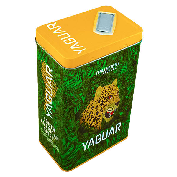 Yerbera – Boîte en métal + Yaguar Cannabis 0,5 kg