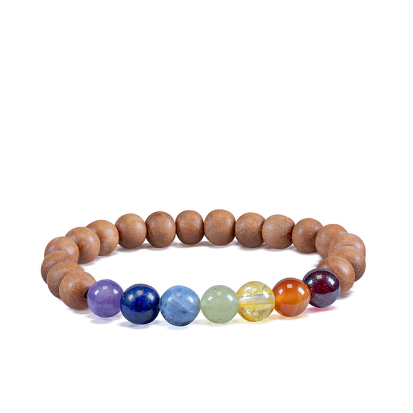Bracelet "Sept Chakras" – pierres et kadam