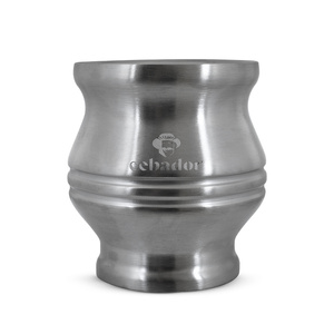 TermoColador – vaso térmico para yerba mate – 190 ml (plateado)