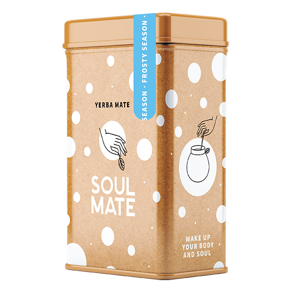 Yerbera – Scatola di latta + Soul Mate Orgánica Frosty Season 0,5 kg