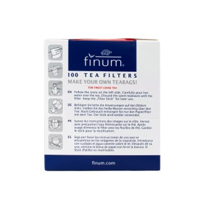 Filtres à thé en papier (100 pièces) avec bâtonnet
