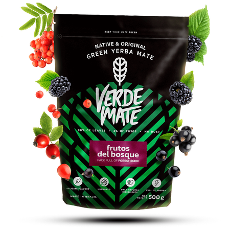 35 x Verde Mate Green Frutos del Bosque 0,5kg