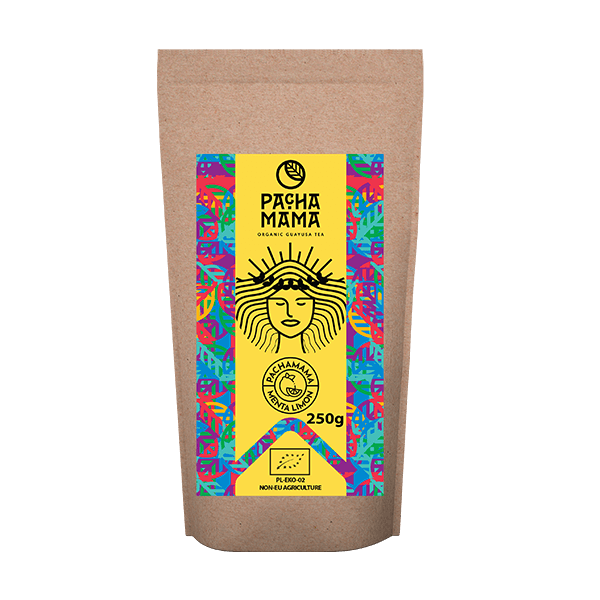 Guayusa Pachamama Menta Limón – organic certified – mint and lemon – 250g