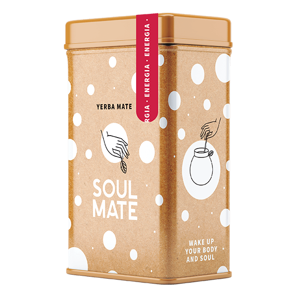 Yerbera – Tin can + Soul Mate Orgánica Energia 0.5kg 