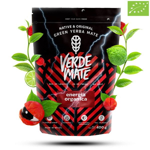 40 x Verde Mate Green Organica Energia Guarana 0,4kg