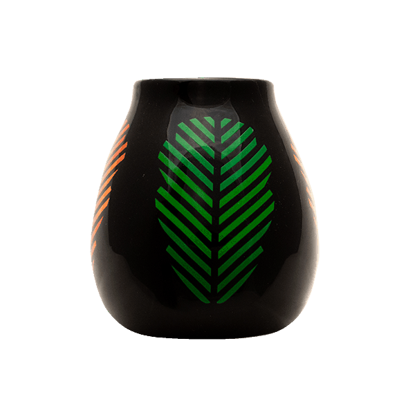 Calebasse en céramique avec logo Samba - 350 ml