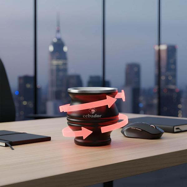 TermoColador – Thermobecher für Mate Tee – 190 ml (schwarz)