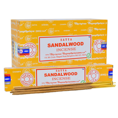 Bastoncini d'incenso Satya – Sandalwood