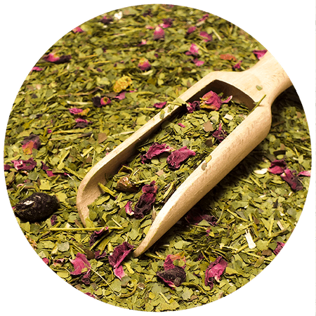 272 x Green Yerba Mate - Rose 1kg LOOSE