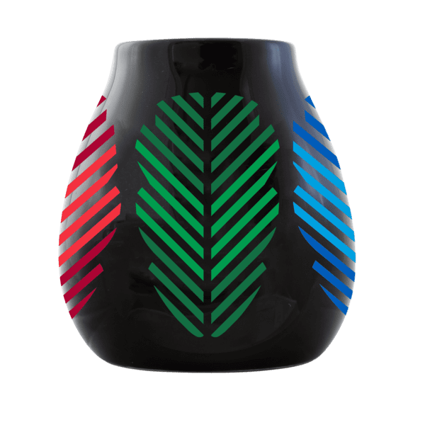 Calebasse en céramique avec logo Samba - 350 ml