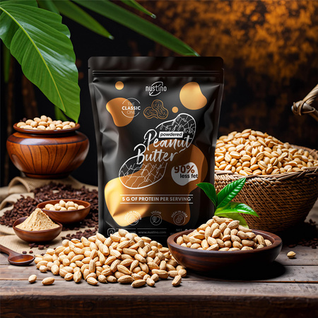 50 x Nustino - Beurre de cacahuète en poudre - Classic 400g