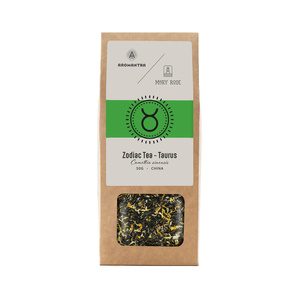 Aromantra x Mary Rose – Herbata zodiakalna – Byk (czarna) 50 g