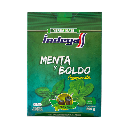 10 x Indega Compuesta Menta Boldo 0.5kg