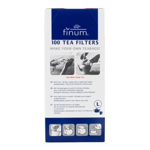 12 x Paper tea filters - size L (100 pieces)