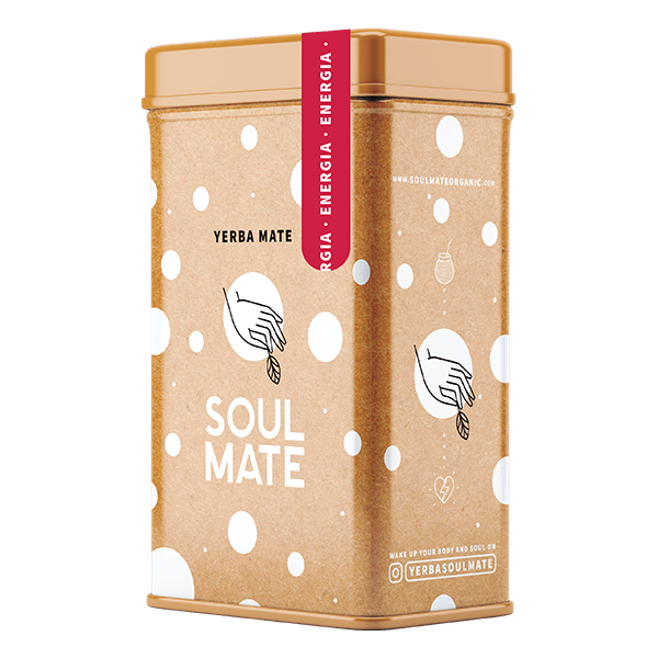 Yerbera – Boîte en métal + Soul Mate Orgánica Energia 0,5 kg