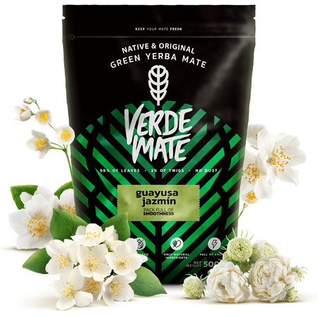 35 x Verde Mate Green Guayusa Jazmín 0,5 kg