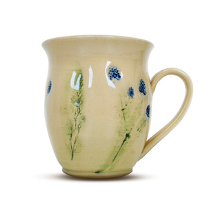 Kubek Ceramiczny Flora Blue 350 ml – seria Crater