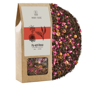 Mary Rose - Tee Pu-erh Rosa - 50 g