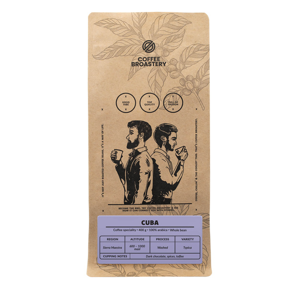 Coffee Broastery - Café arábica en grano Cuba Sierra Maestra Speciality 400 g