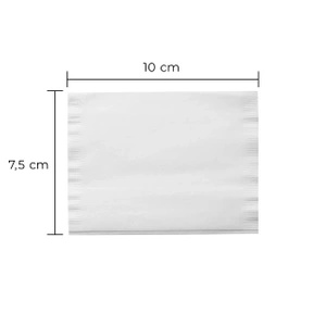 Papierowe filtry do herbaty (100 sztuk) z patyczkiem