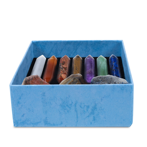 Set de piedras de chakras – en caja de regalo