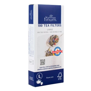 Paper tea filters – size L (100 pieces)